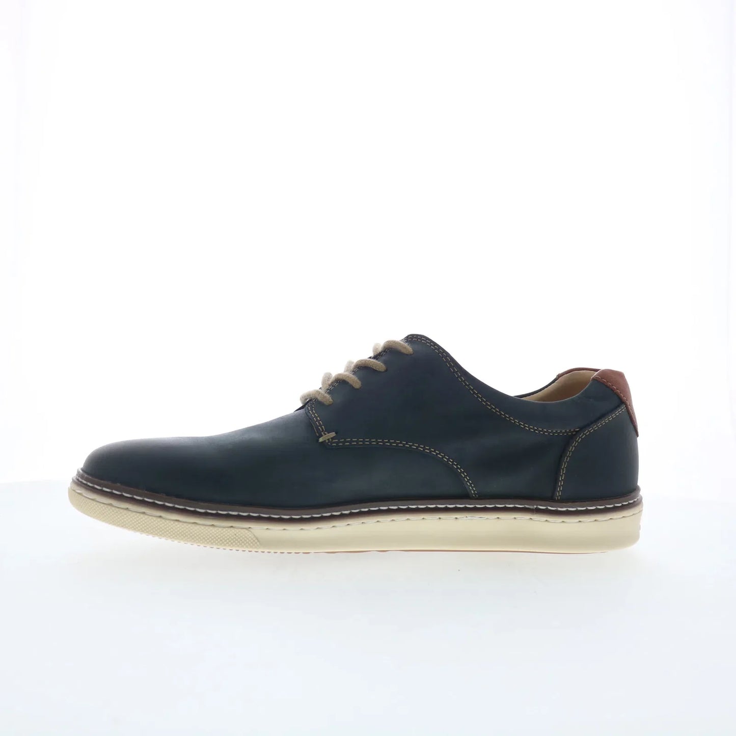 Johnston & Murphy 25-8359 Mens Blue Leather Lifestyle Sneakers Shoes