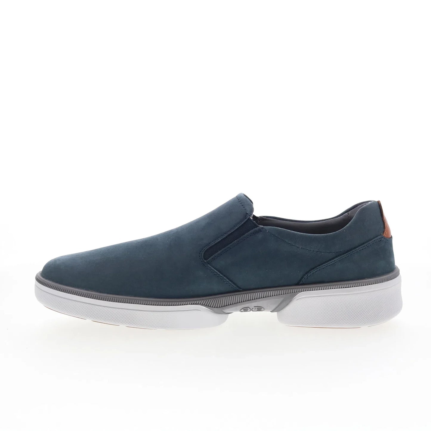 Johnston & Murphy 25-9059 Mens Blue Leather Slip On Lifestyle Sneakers Shoes