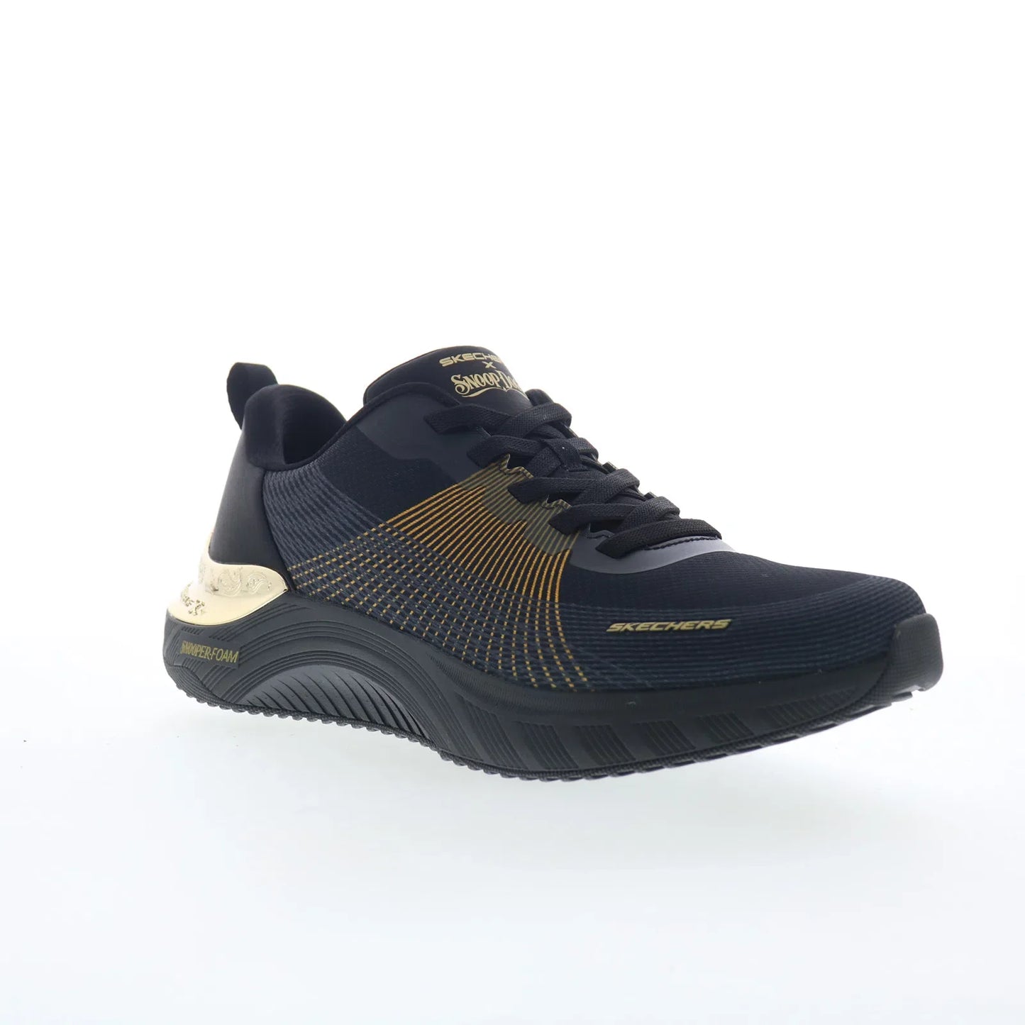 Skechers Snoop Dogg: Snoop Ace - Cyber Walker Mens Black Sneakers Shoes
