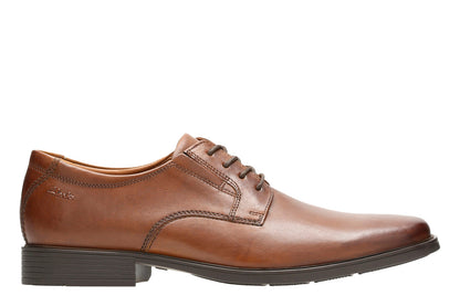 Clarks Tilden Plain 26130097 Mens Brown Oxfords & Lace Ups Plain Toe Shoes