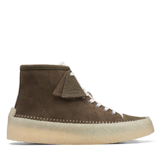 Clarks Caravan Mid 26167696 Mens Brown Suede Lifestyle Sneakers Shoes