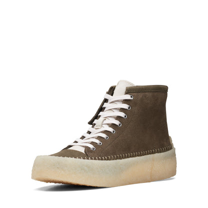 Clarks Caravan Mid 26167696 Mens Brown Suede Lifestyle Sneakers Shoes