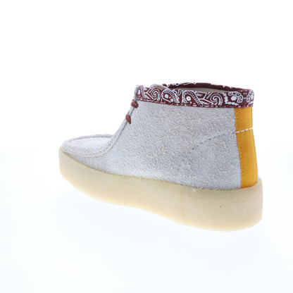Clarks Wallabee Cup Boot 26167977 Mens Beige Suede Lace Up Chukkas Boots
