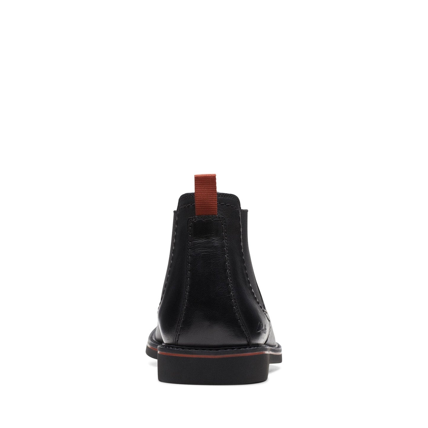 Clarks Atticus LT Top 26173417 Mens Black Leather Slip On Chelsea Boots
