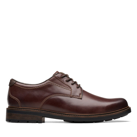 Clarks Un Shire Low 26174653 Mens Brown Oxfords & Lace Ups Casual Shoes