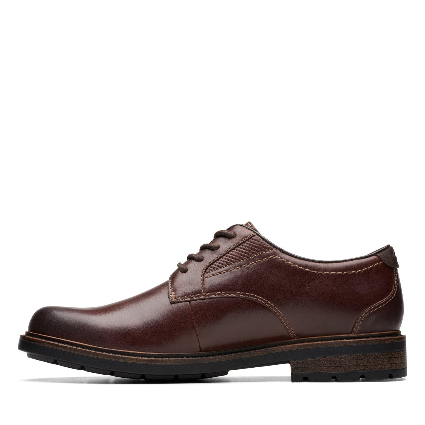 Clarks Un Shire Low 26174653 Mens Brown Oxfords & Lace Ups Casual Shoes