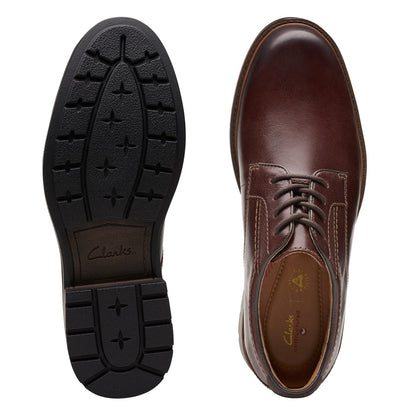 Clarks Un Shire Low 26174653 Mens Brown Oxfords & Lace Ups Casual Shoes