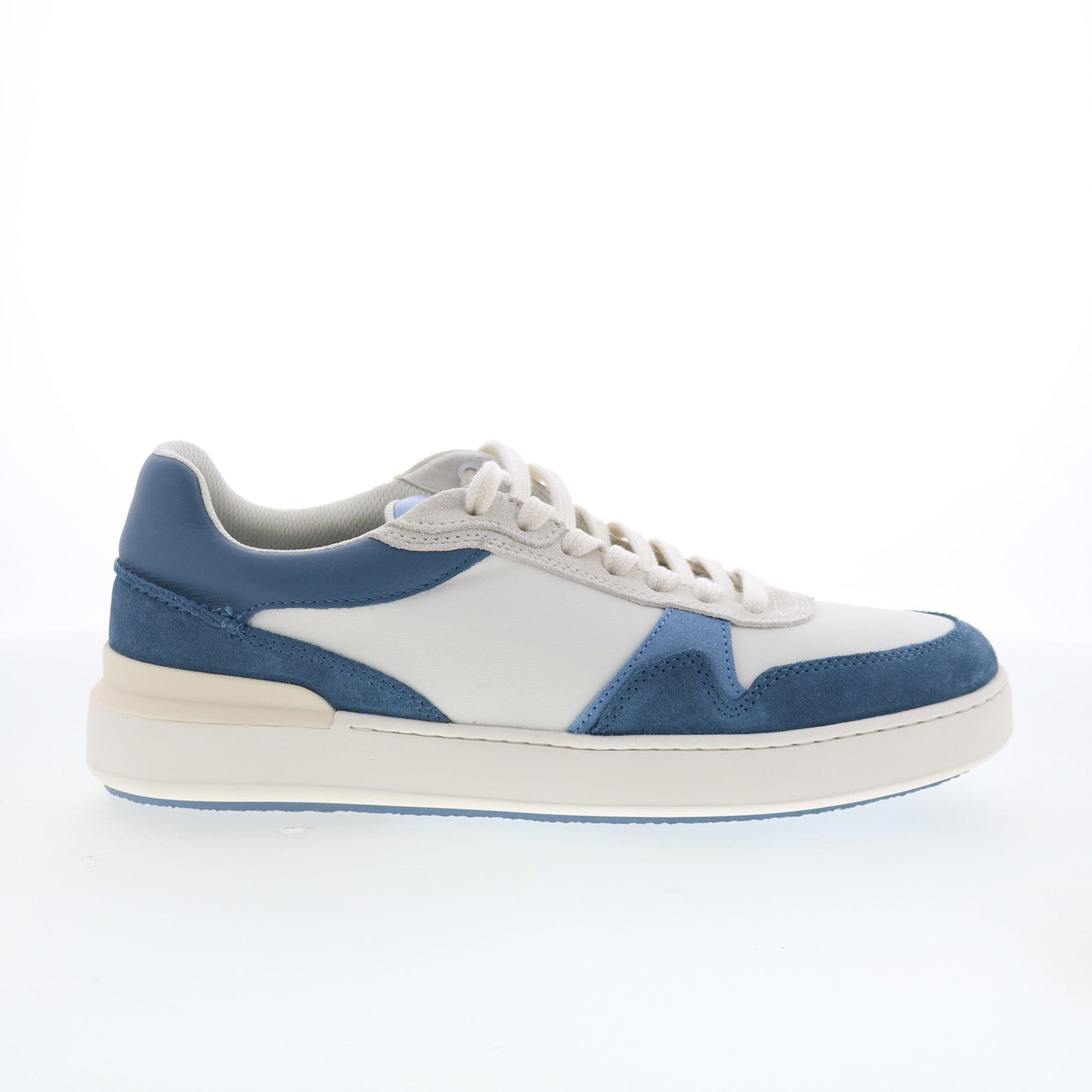 Clarks CourtLite Race 26176121 Mens Blue Leather Lifestyle Sneakers Shoes