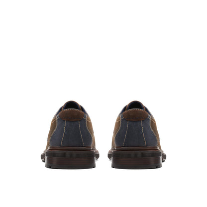 Clarks Burchill Derby 26176928 Mens Brown Oxfords & Lace Ups Plain Toe Shoes