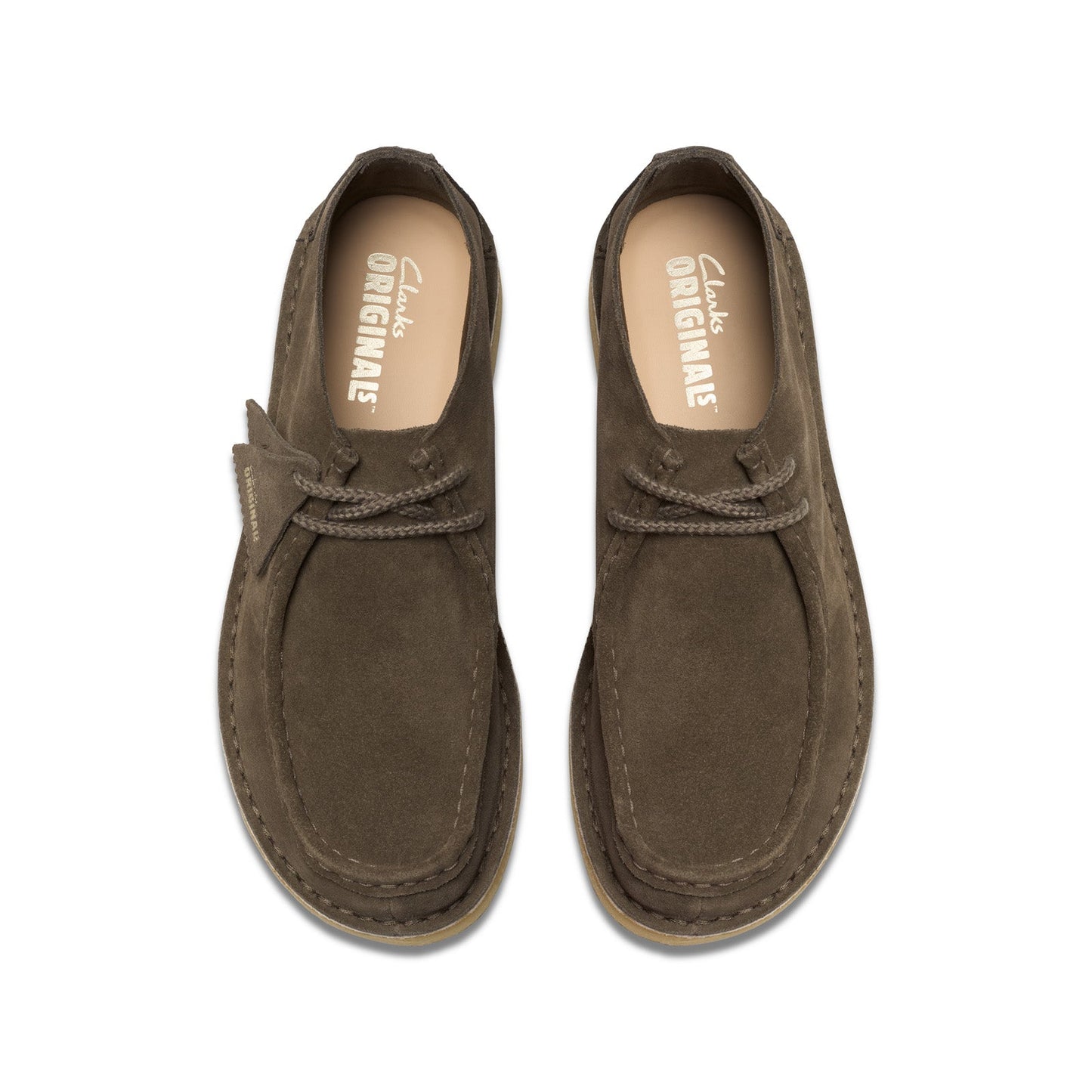 Clarks Desert Nomad 26178174 Mens Gray Suede Oxfords & Lace Ups Casual Shoes