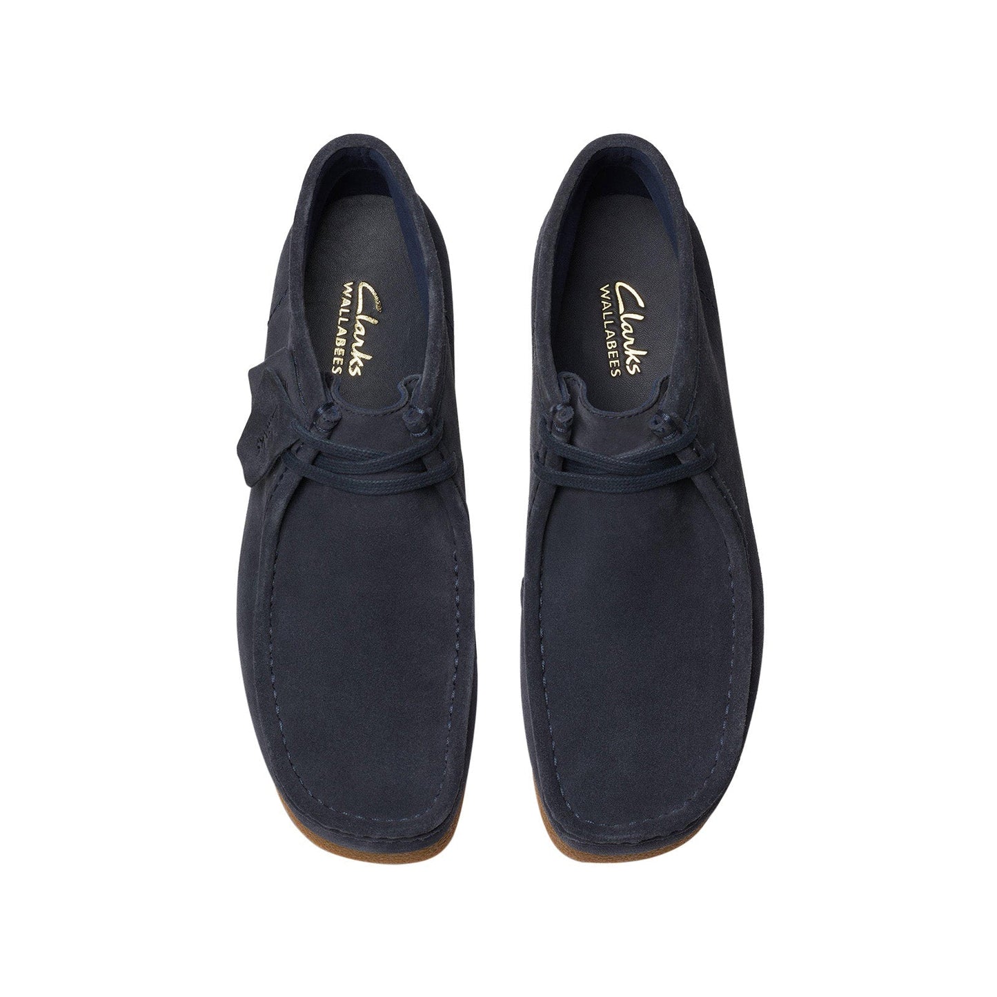 Clarks Wallabee Evo Boot 26178280 Mens Blue Suede Lace Up Chukkas Boots