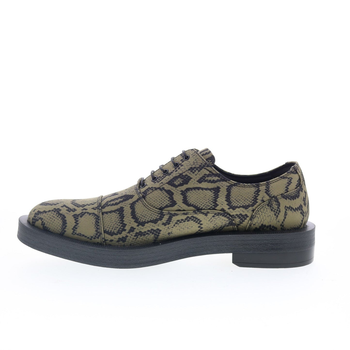 Clarks CUR Oxford 2 x Martine Rose Mens Green Canvas Oxfords Casual Shoes