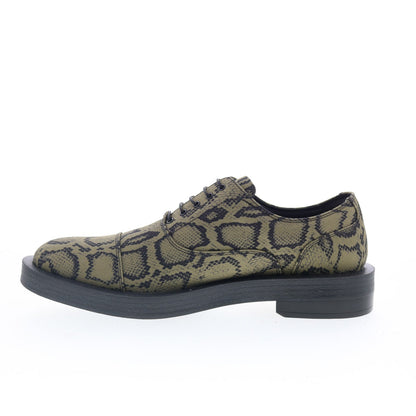 Clarks CUR Oxford 2 x Martine Rose Mens Green Canvas Oxfords Casual Shoes