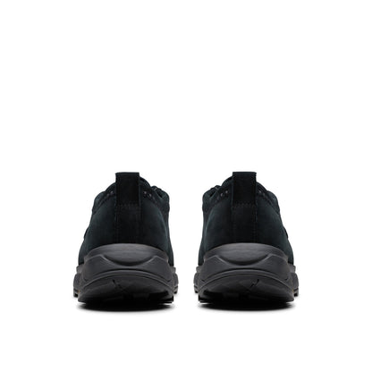 Clarks Walla Eden LO 26181120 Mens Black Suede Lifestyle Sneakers Shoes