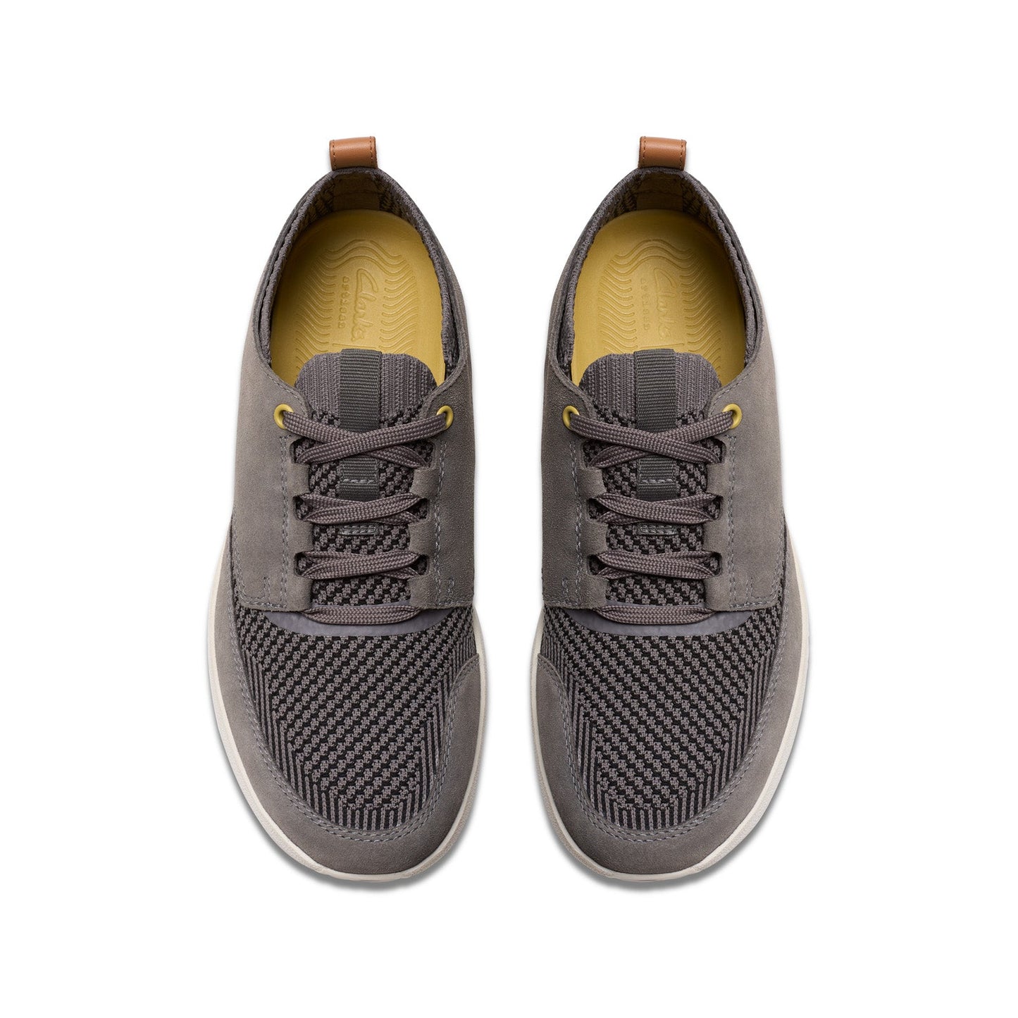 Clarks Easeway Sport 26181629 Mens Gray Oxfords & Lace Ups Casual Shoes