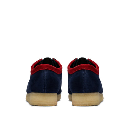 Clarks Wallabee 26182766 Mens Blue Suede Oxfords & Lace Ups Casual Shoes