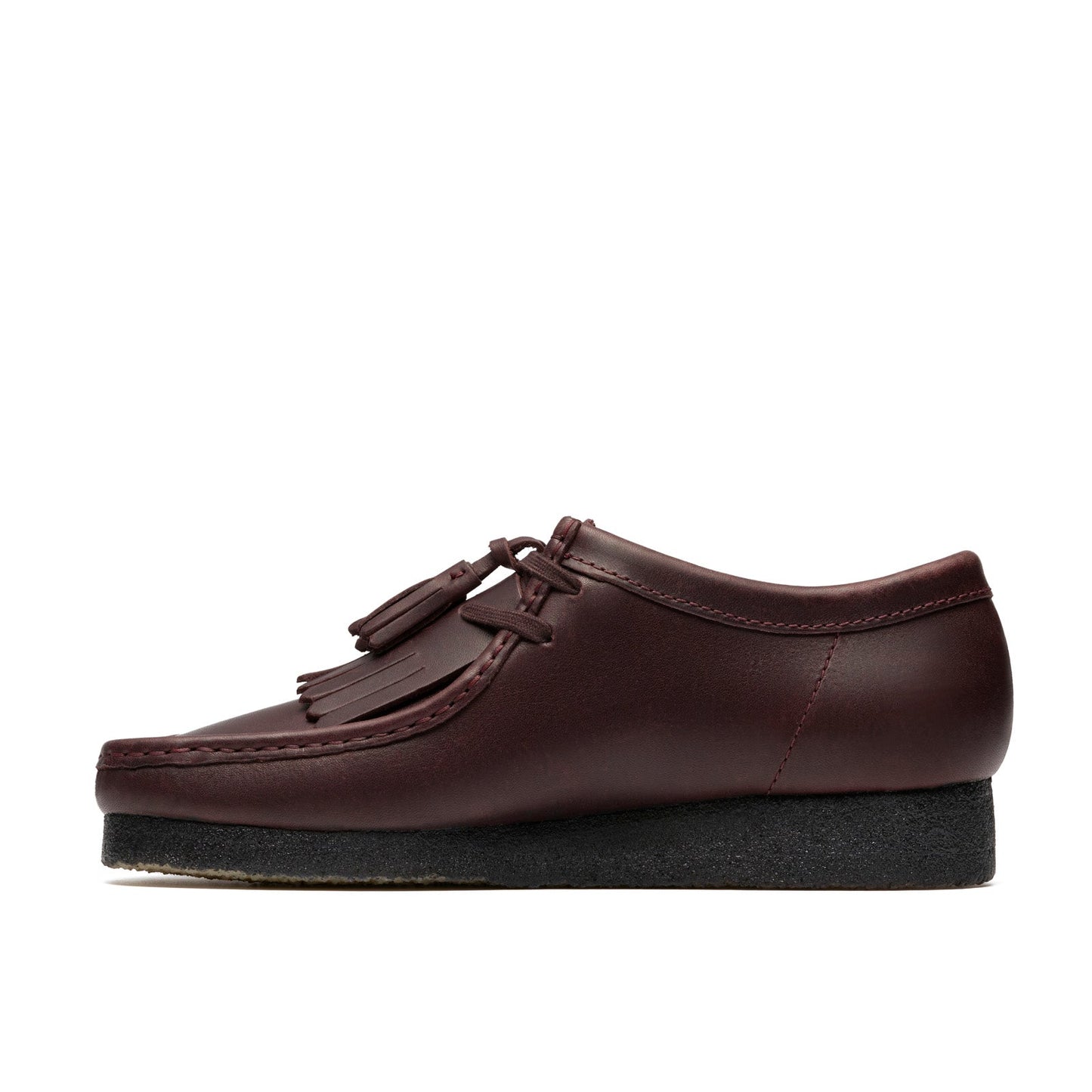 Clarks Wallabee 26182787 Mens Burgundy Oxfords & Lace Ups Casual Shoes
