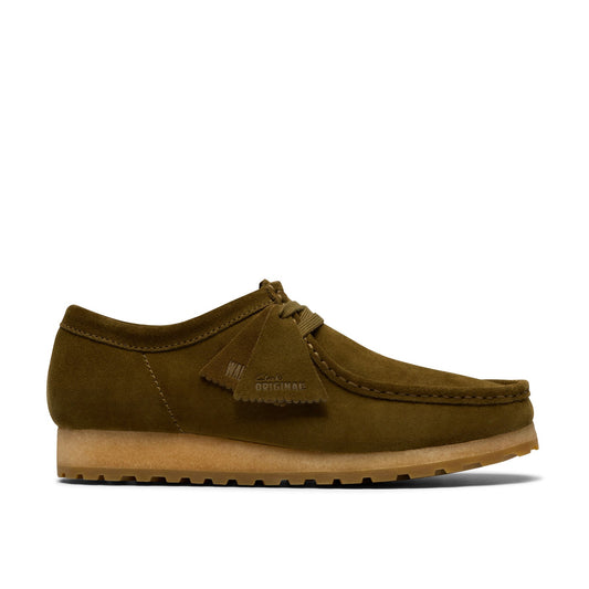 Clarks Wallabee RB 26183094 Mens Green Oxfords & Lace Ups Casual Shoes