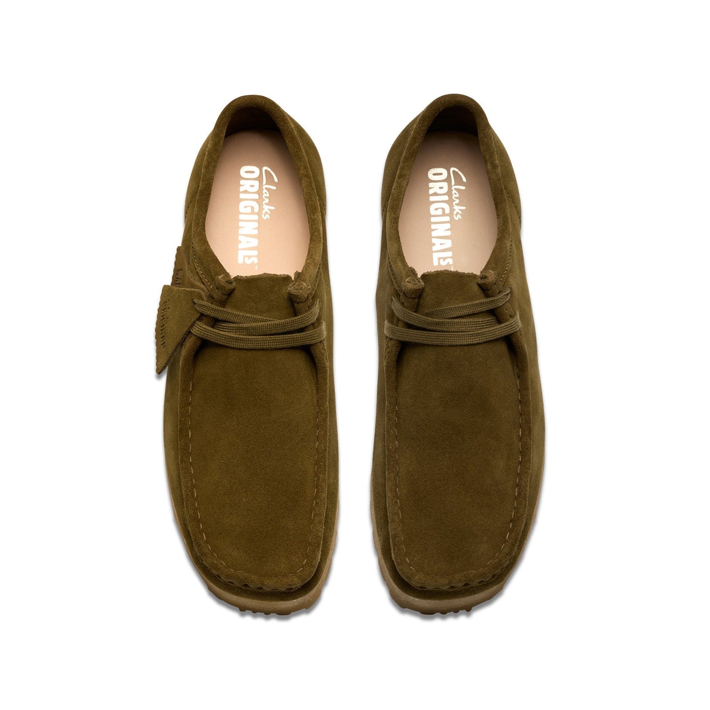 Clarks Wallabee RB 26183094 Mens Green Oxfords & Lace Ups Casual Shoes