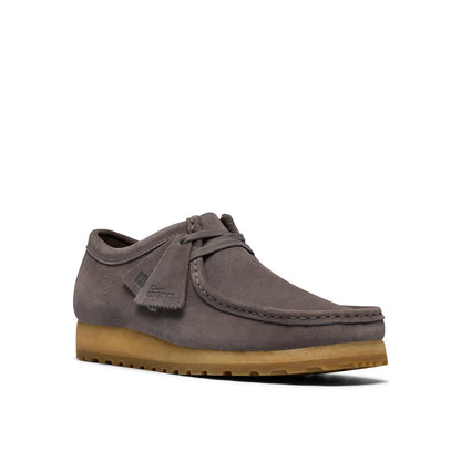 Clarks Wallabee RB 26183095 Mens Gray Oxfords & Lace Ups Casual Shoes