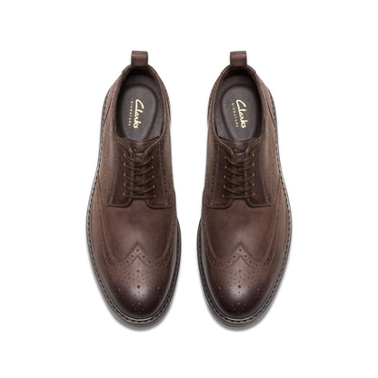 Clarks Aldwin Limit Mens Brown Oxfords & Lace Ups Wingtip & Brogue Shoes
