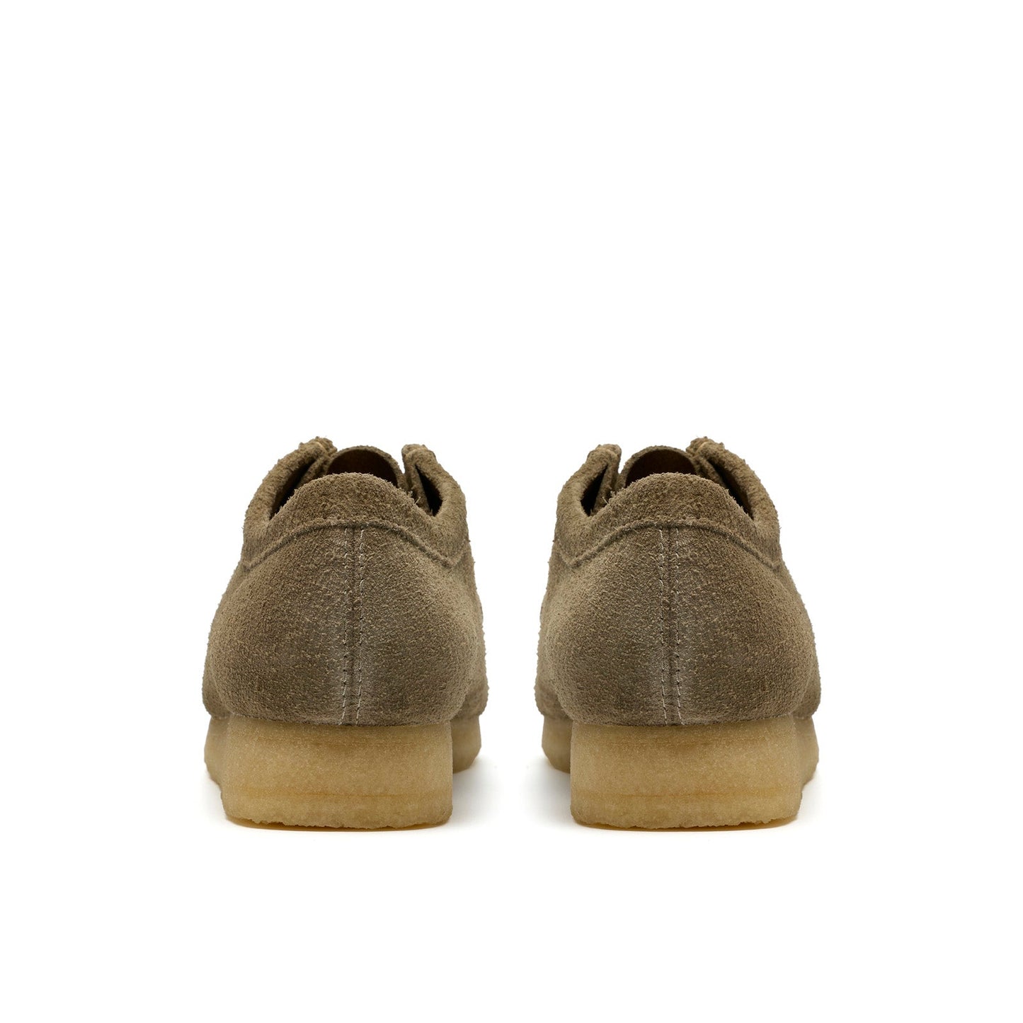 Clarks Wallabee 26185564 Mens Gray Suede Oxfords & Lace Ups Casual Shoes