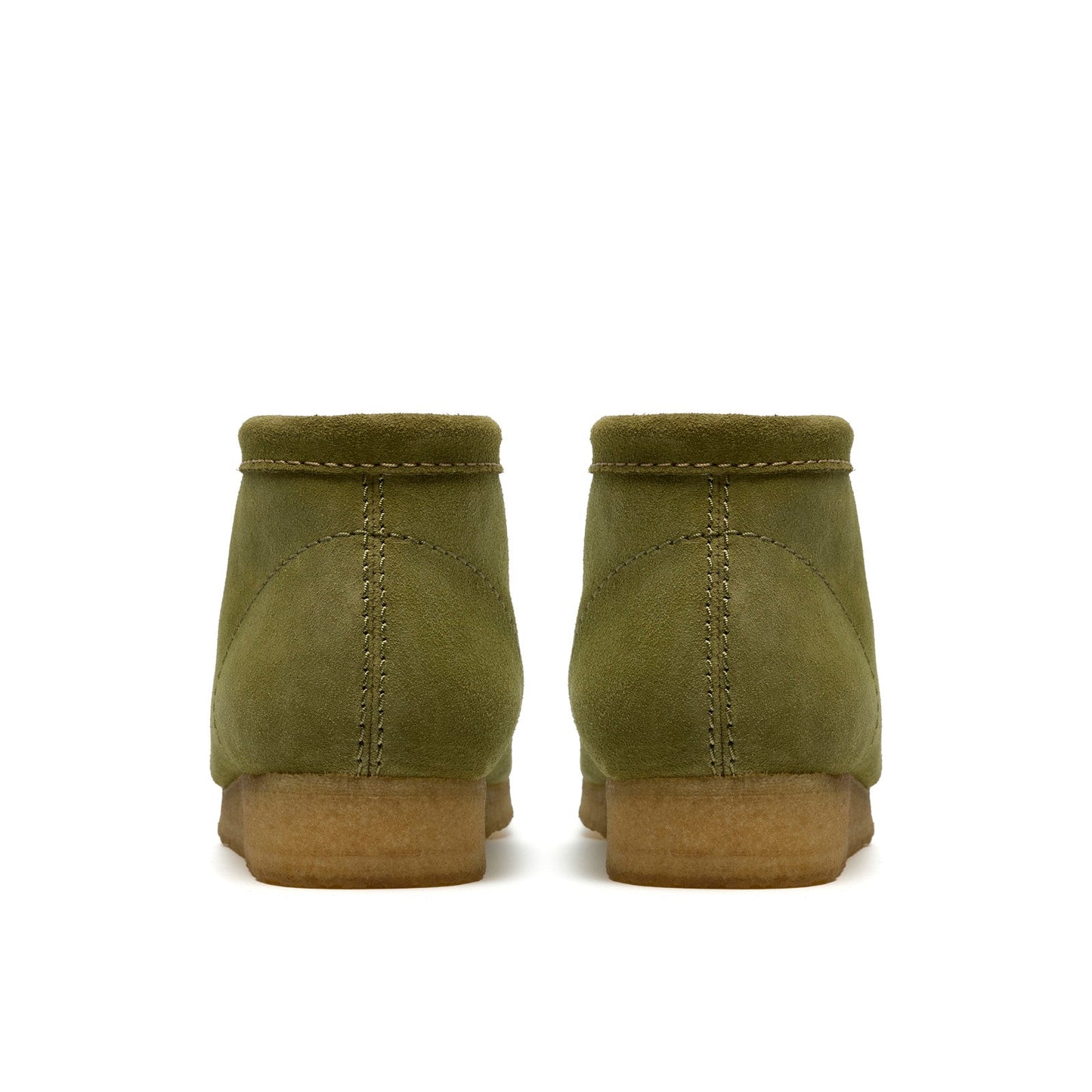 Clarks Wallabee Boot 26185642 Mens Green Suede Lace Up Chukkas Boots