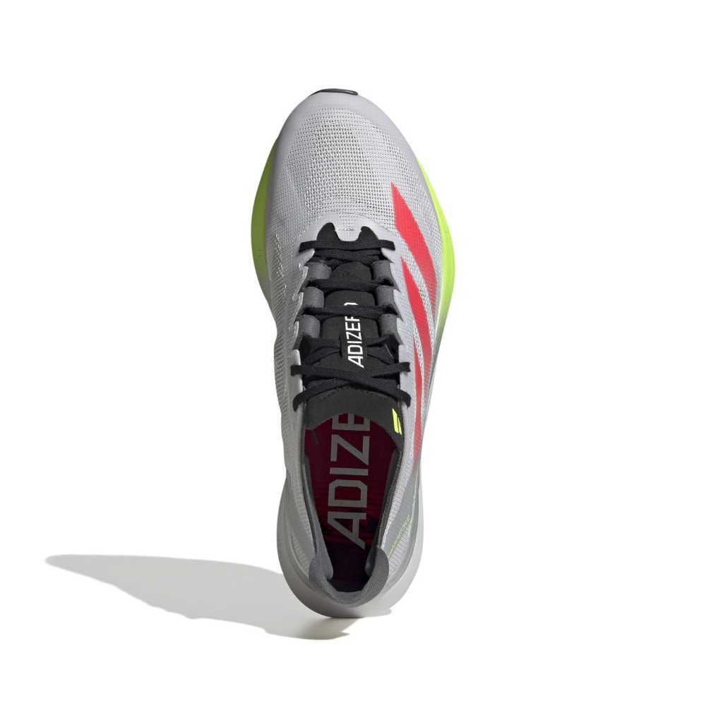 Adizero Boston 12 Men's :Dash Grey | Lucid Red