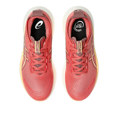 Gel-Nimbus 27 Women's :Dark Pink Clay | Orange Glow