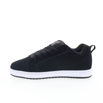 DC Court Graffik 300529-BLW Mens Black Nubuck Skate Inspired Sneakers Shoes
