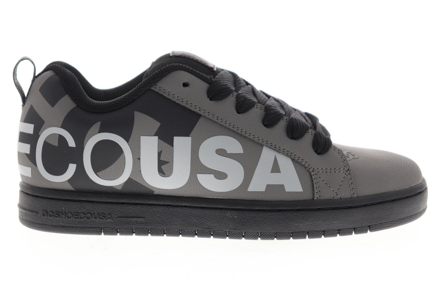 DC Court Graffik SE 300927-XSKS Mens Gray Skate Inspired Sneakers Shoes