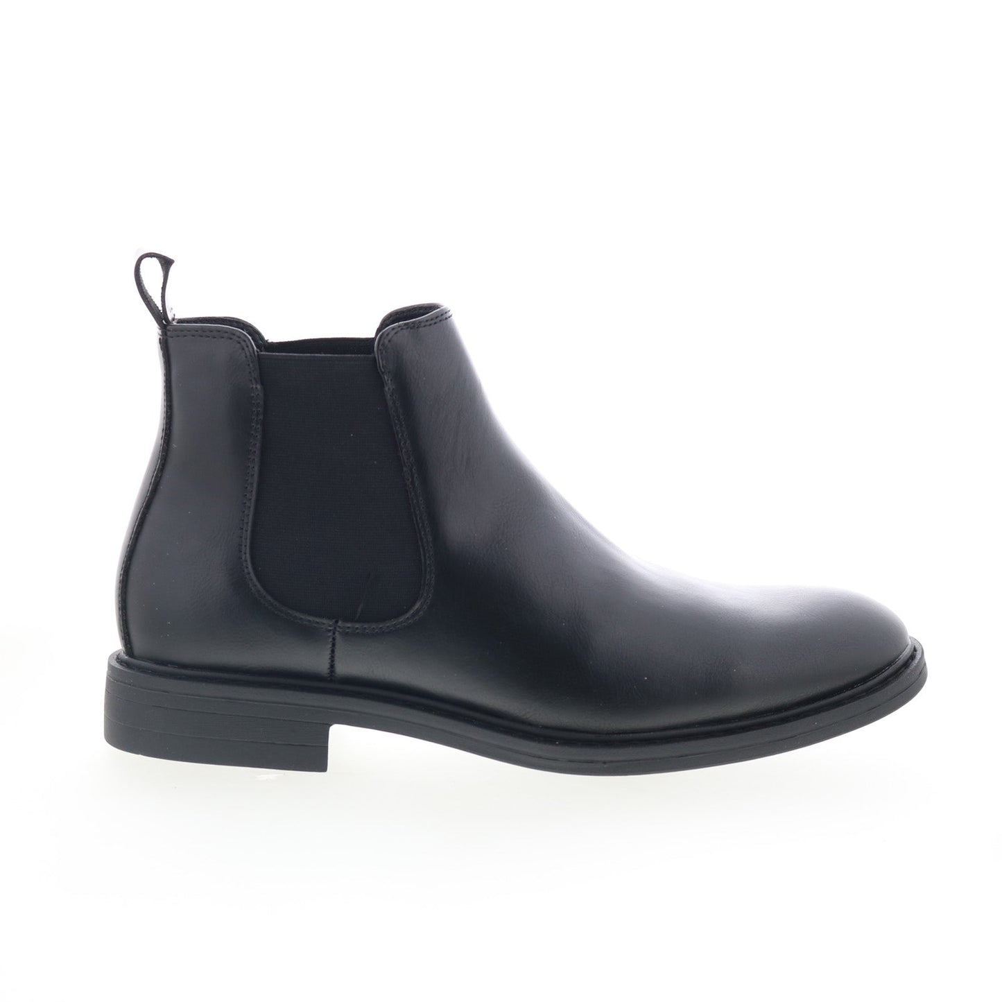 Rush By Gordon Rush Logan 301299 Mens Black Leather Slip On Chelsea Boots