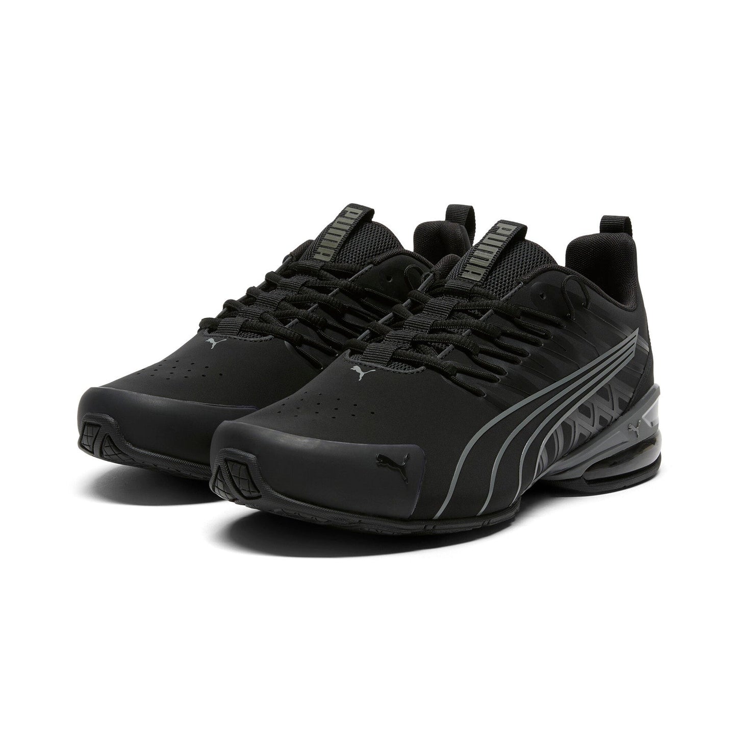 Puma Voltaic Evo Nubuck 31171602 Mens Black Nubuck Athletic Running Shoes