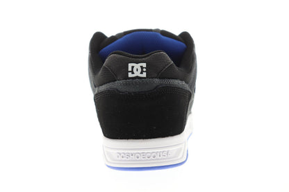 DC Stag 320188-BKB Mens Black Suede Lace Up Skate Inspired Sneakers Shoes