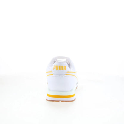 Puma ST Runner V3 Bold 38812806 Mens White Leather Lifestyle Sneakers Shoes