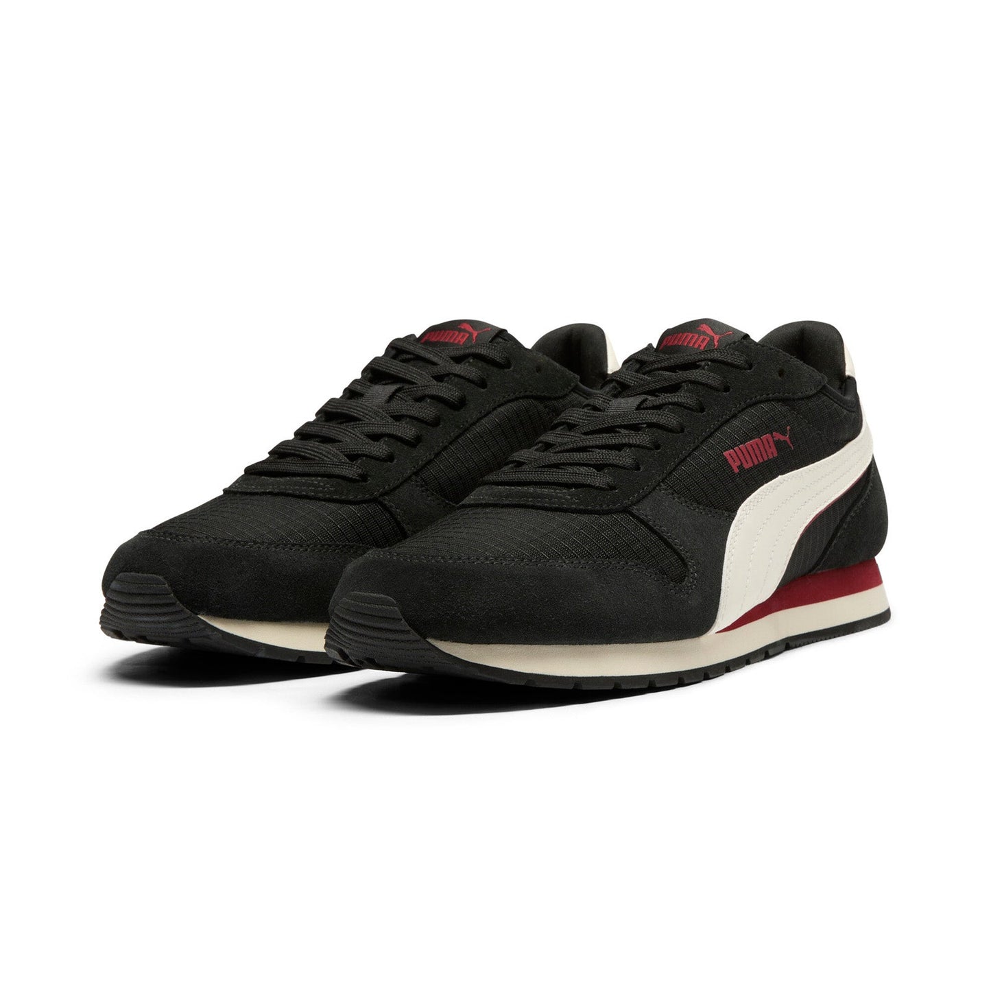 Puma ST Miler Nylon 39890903 Mens Black Canvas Lifestyle Sneakers Shoes