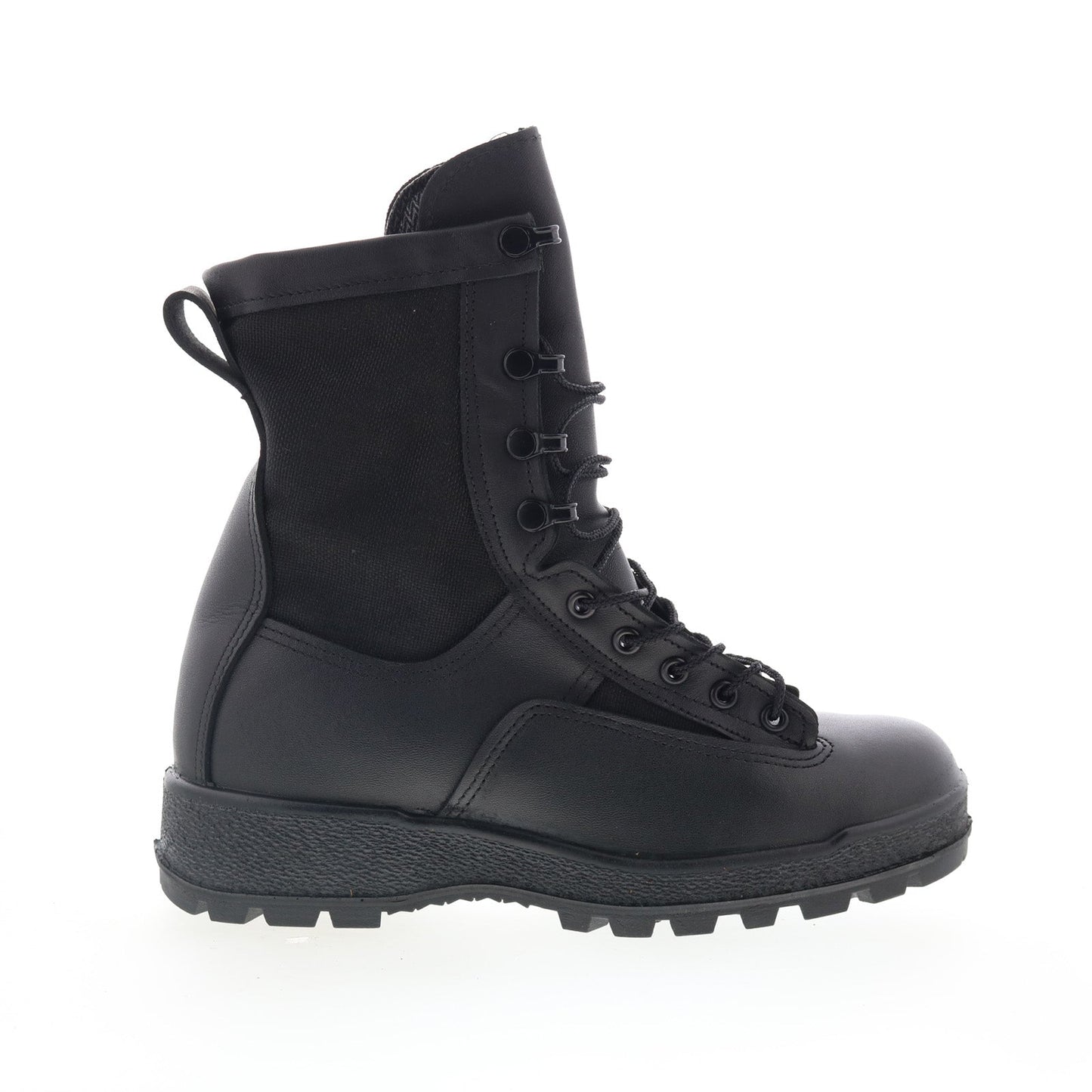 McRae Army Temperate Made In USA 3BTW Mens Black Leather Tactical Boots