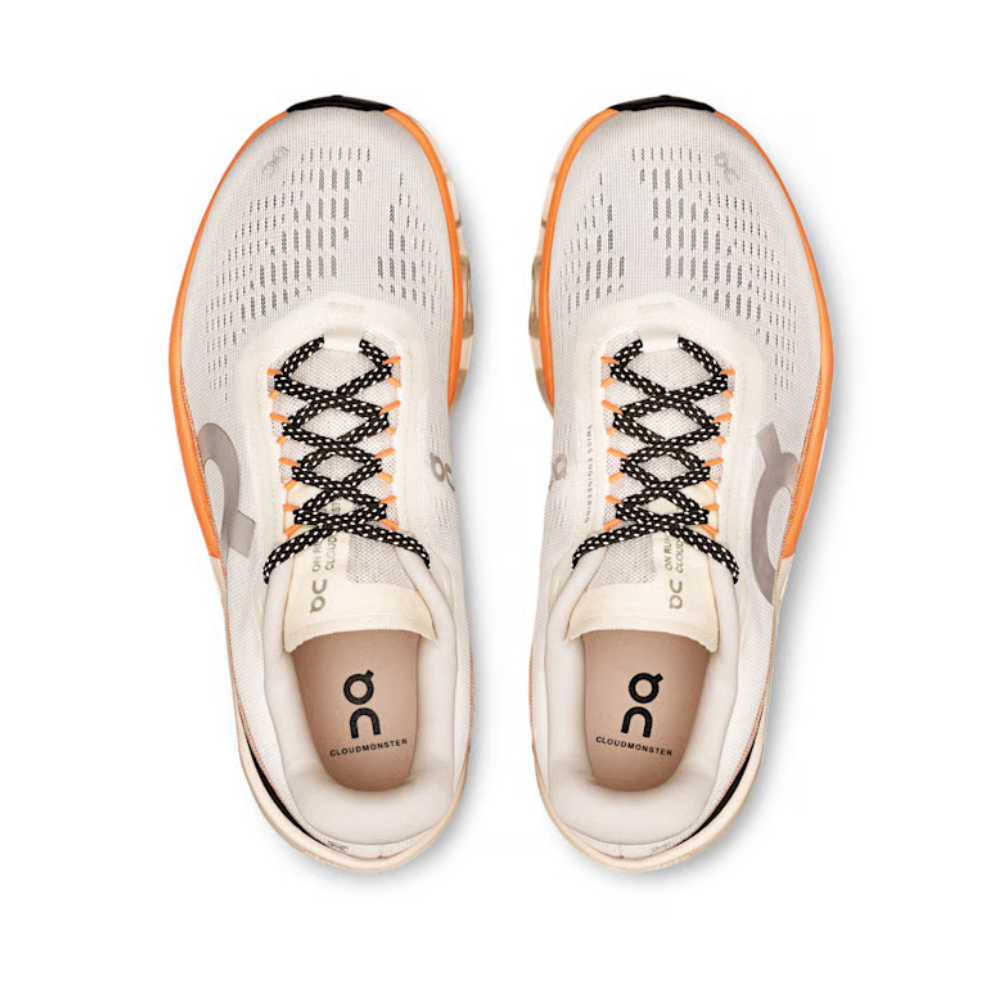Cloudmonster 2 Women's :Ivory | Tangerine