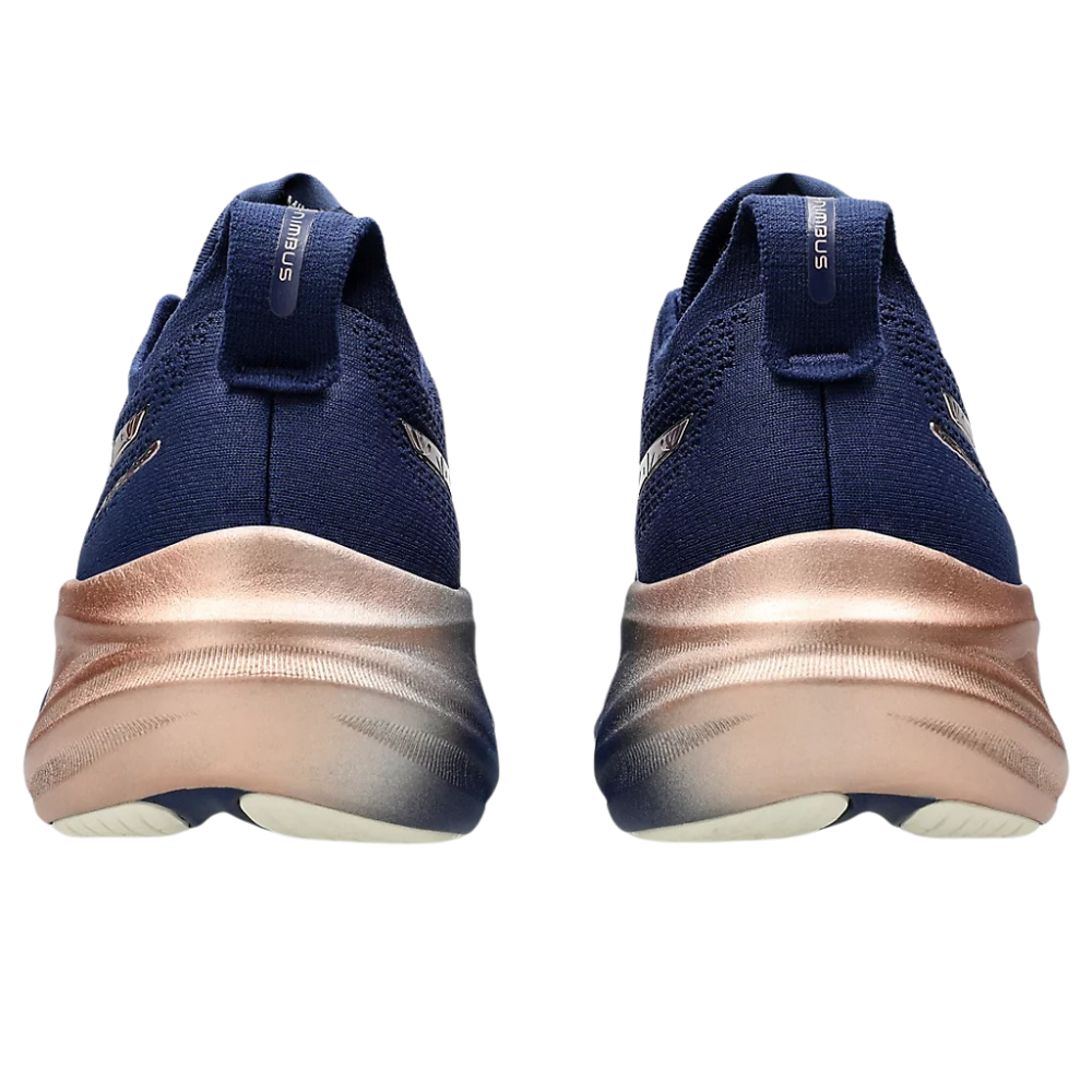 Gel-Nimbus 26 Platinum Women's :Blue Expanse I Rose Gold