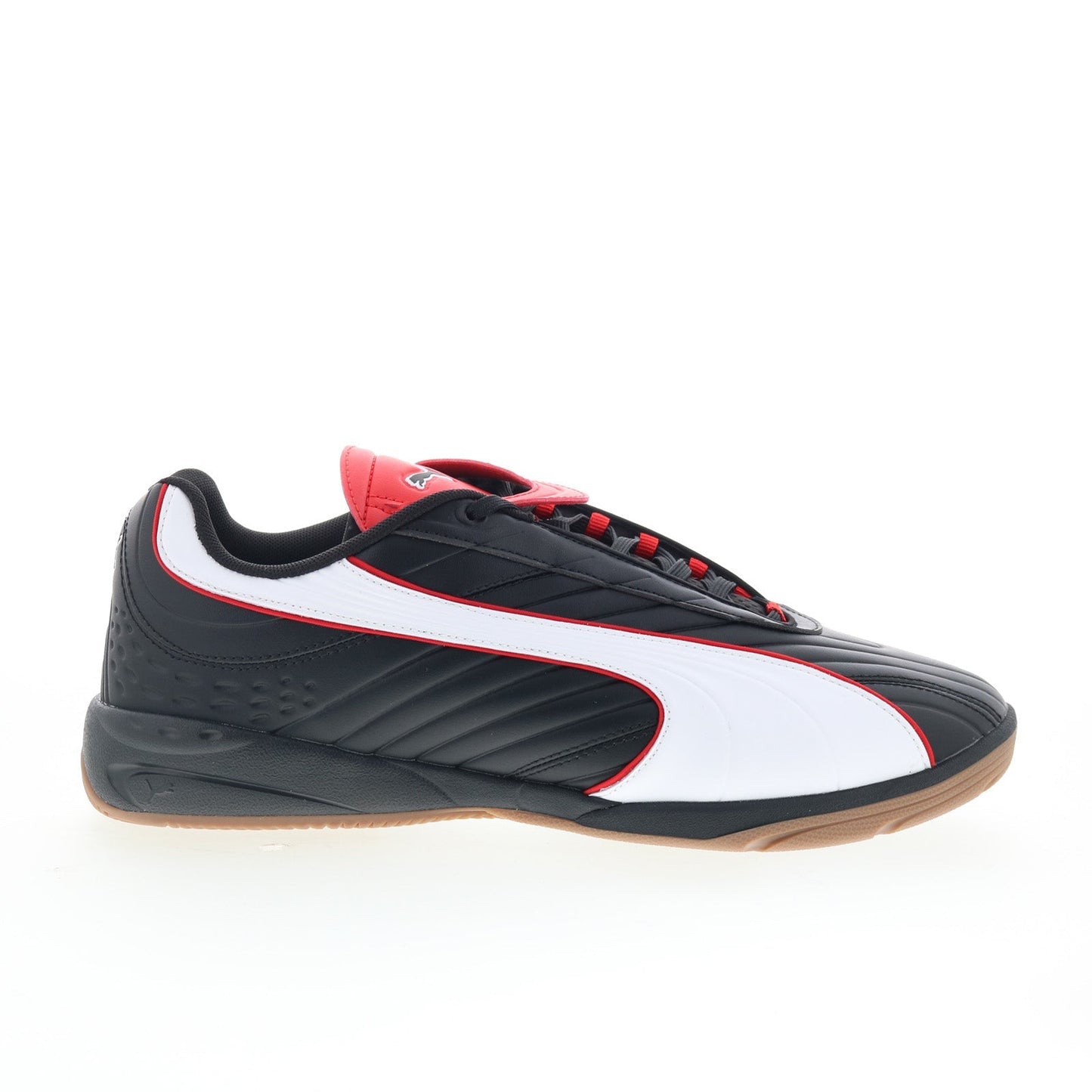 Puma V-S2 Libero 40328002 Mens Black Leather Lifestyle Sneakers Shoes