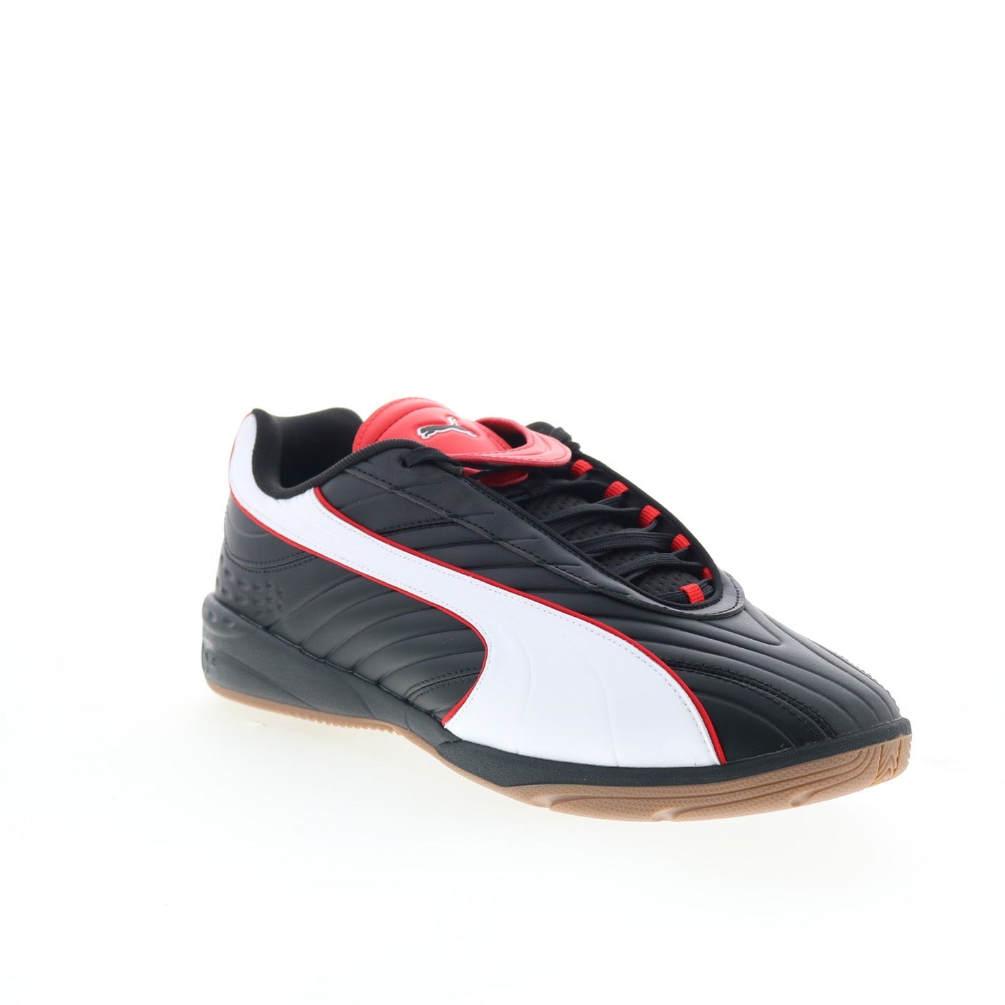 Puma V-S2 Libero 40328002 Mens Black Leather Lifestyle Sneakers Shoes