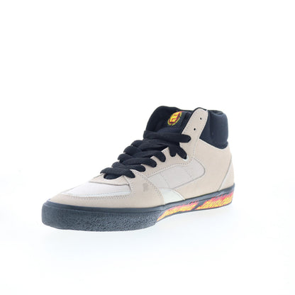 Etnies Screw Vulc Mid X Santa Cruz Mens Beige Skate Inspired Sneakers Shoes