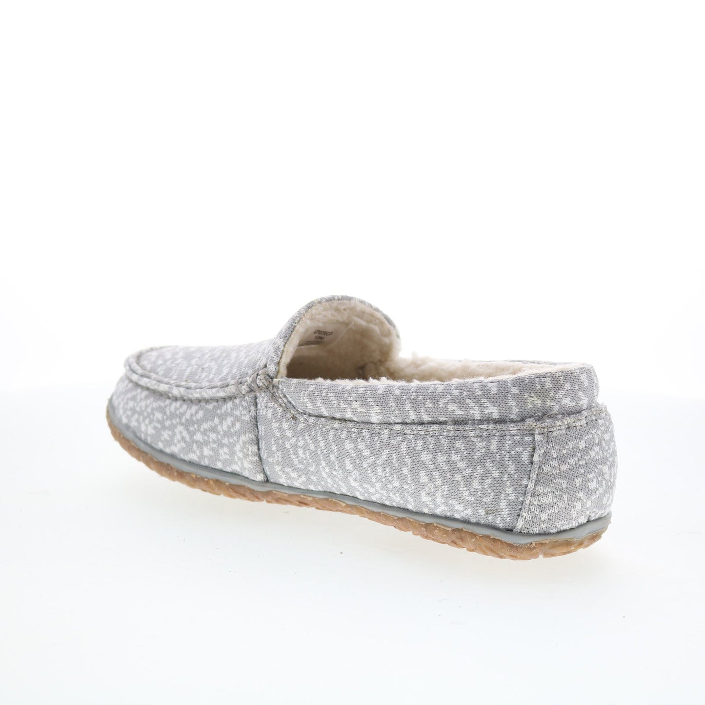 Minnetonka Eco Pine 4707ECO-LGR Mens Gray Canvas Loafer Slippers Shoes