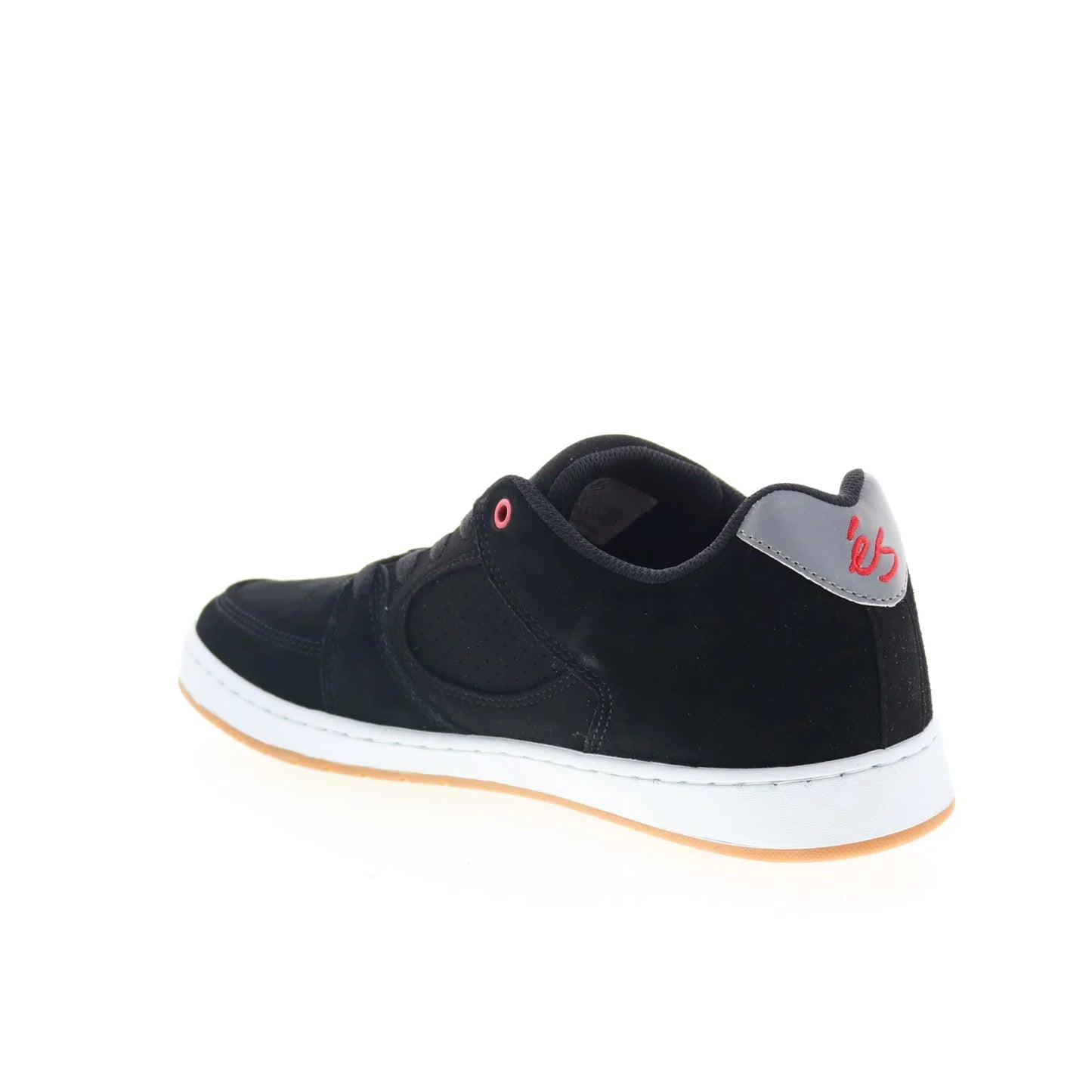 ES Accel Slim 5101000144582 Mens Black Suede Skate Inspired Sneakers Shoes