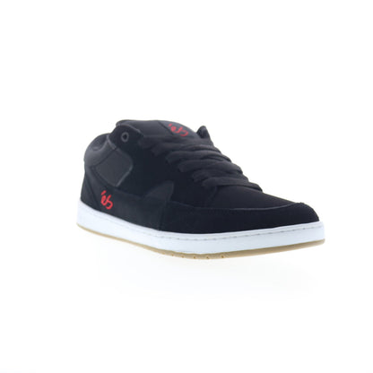 ES Sophisto 5101000211001 Mens Black Nubuck Skate Inspired Sneakers Shoes