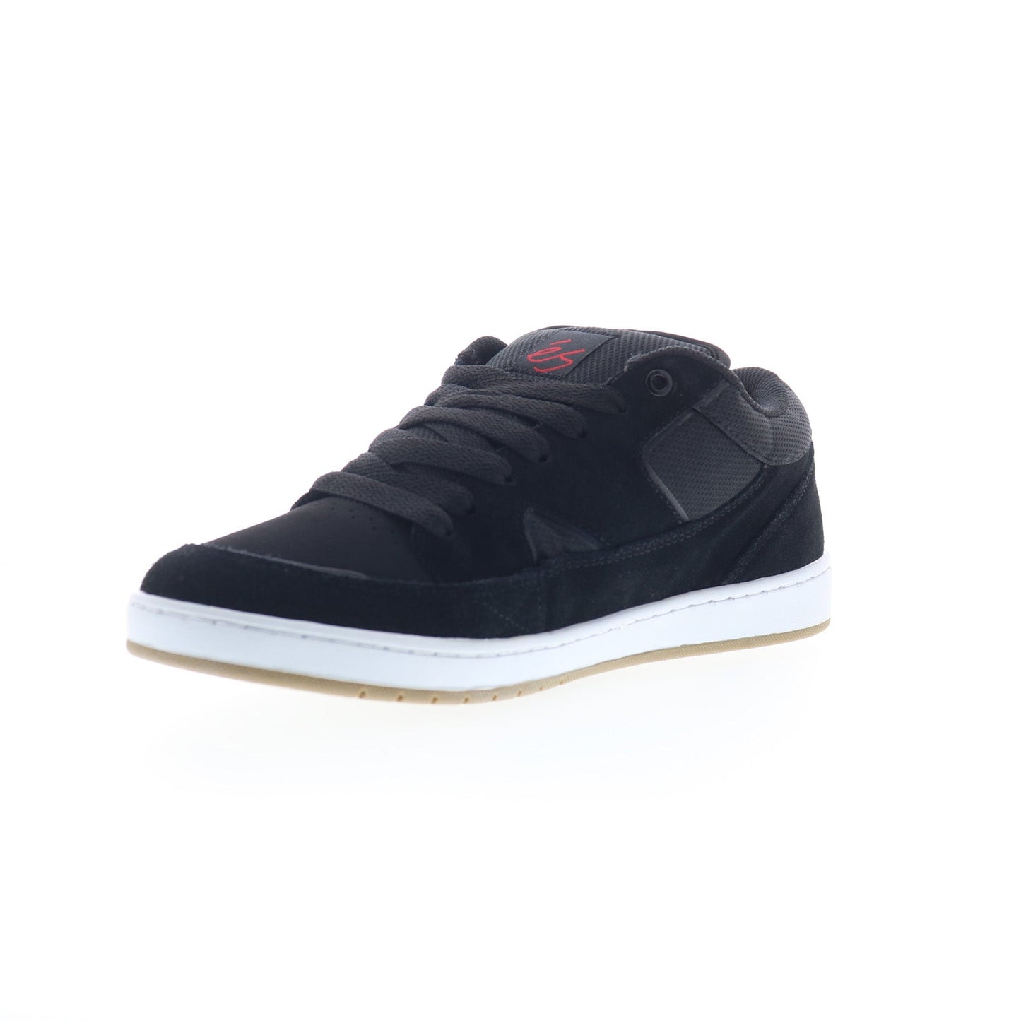 ES Sophisto 5101000211001 Mens Black Nubuck Skate Inspired Sneakers Shoes