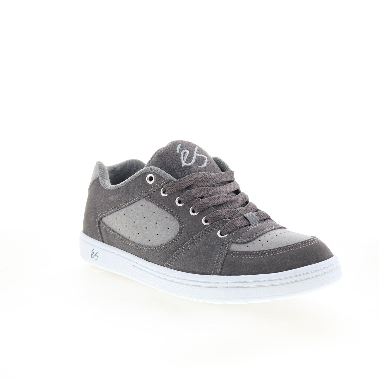 ES Accel X GO Skateboarding Day Mens Gray Skate Inspired Sneakers Shoes