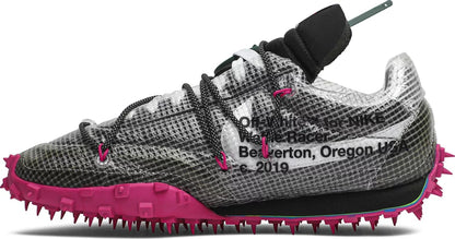 Nike Womens Off-White x Wmns Waffle Racer Sneakers - 'Fuchsia'