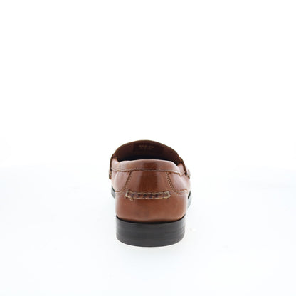 T.B. Phelps Marco 523-10 Mens Brown Wide Loafers & Slip Ons Penny Shoes