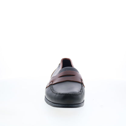 T.B. Phelps Marco 523-15 Mens Black Wide Loafers & Slip Ons Penny Shoes